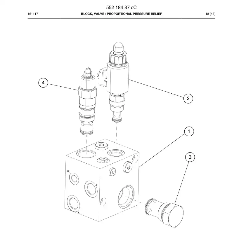 BG00223115a BG 002 231 15a Seal Kit - Sandvik Technical Drawing