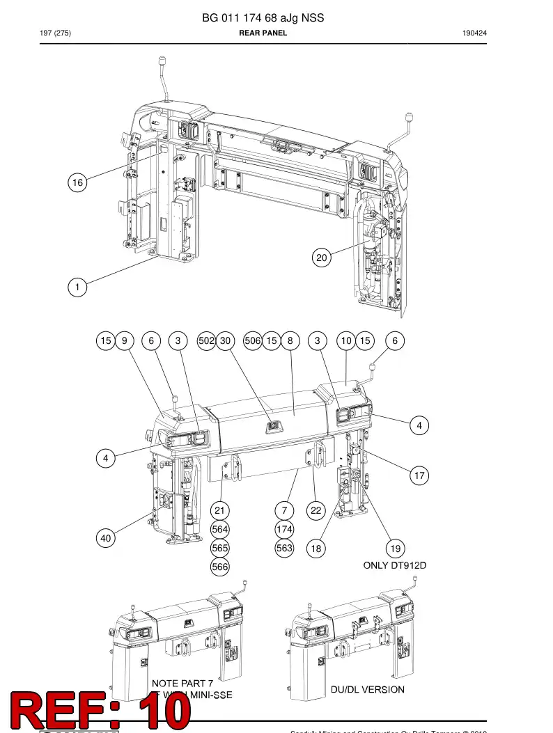 BG00224674a BG 002 246 74a Cover - Sandvik Technical Drawing
