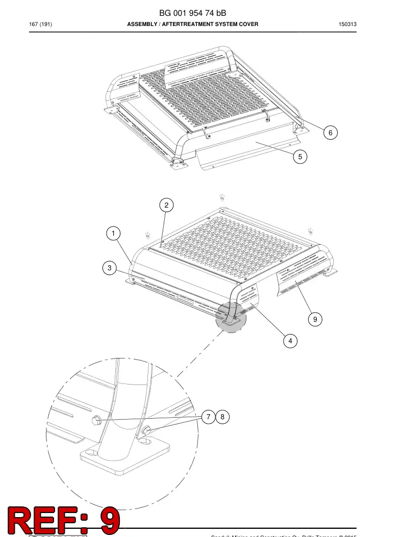 BG00224739a BG 002 247 39a Plate, Side - Sandvik Technical Drawing