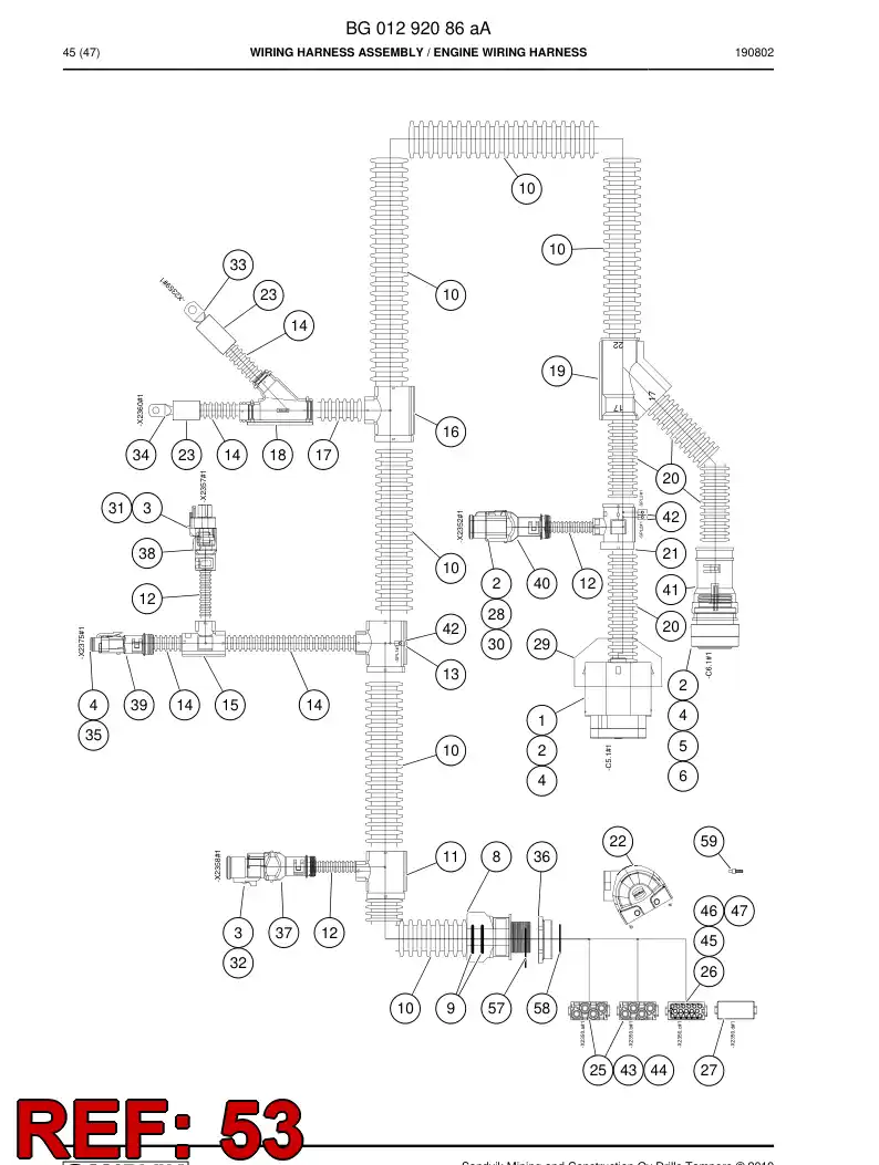 BG00227144a BG 002 271 44a Wire - Sandvik Technical Drawing