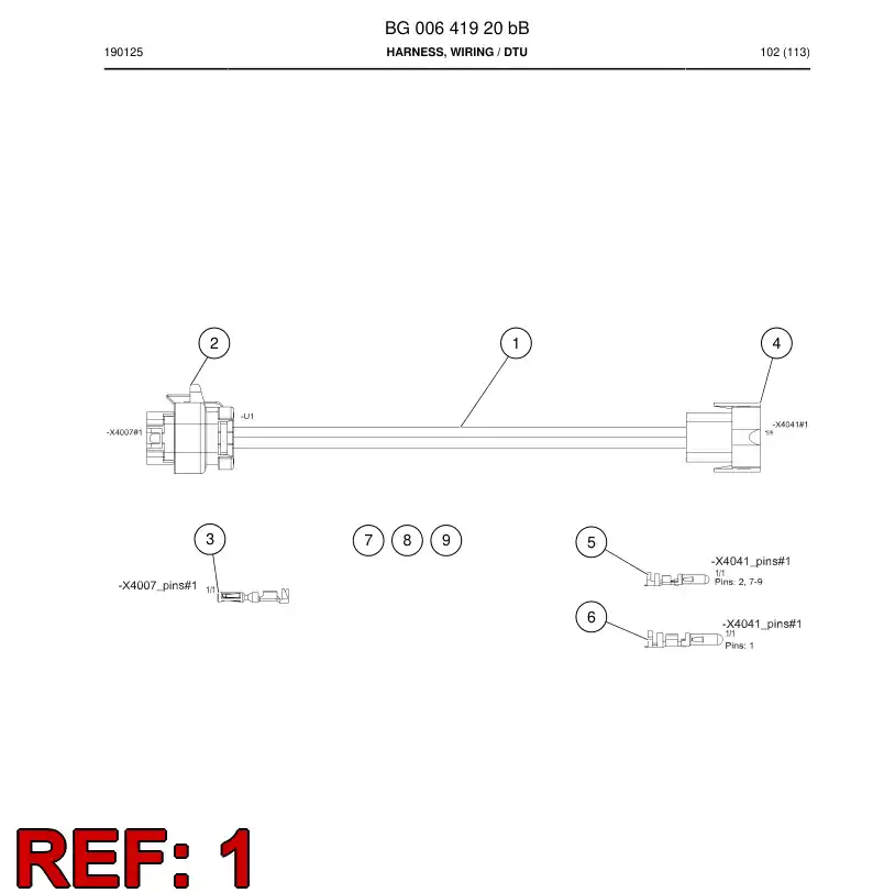 BG00227638a BG 002 276 38a Conduit, Cable - Sandvik Technical Drawing