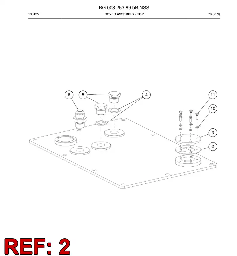 BG00229608b BG 002 296 08b Seal - Sandvik Technical Drawing