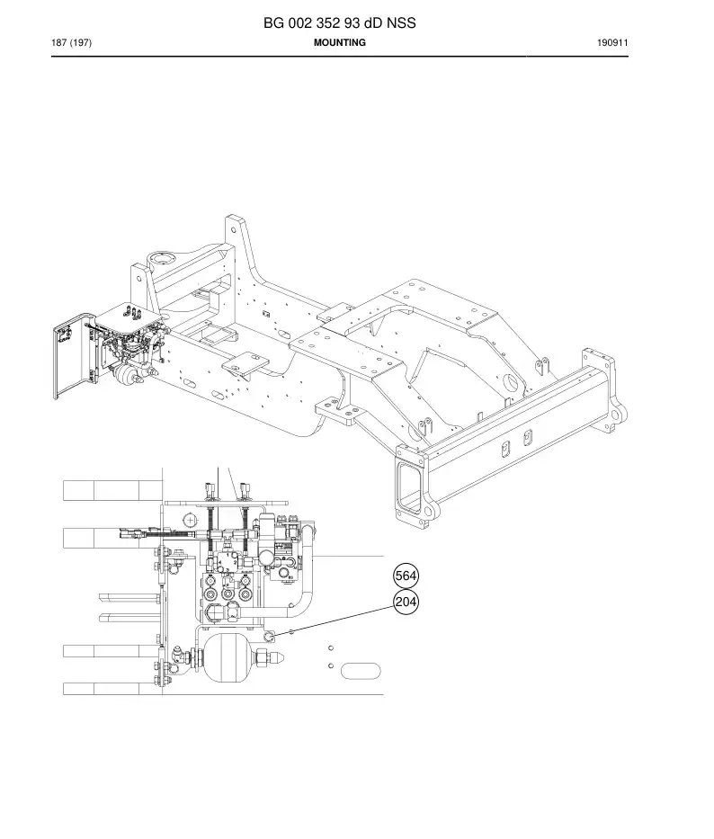 BG00235293d BG 002 352 93d Mounting - Sandvik Technical Drawing
