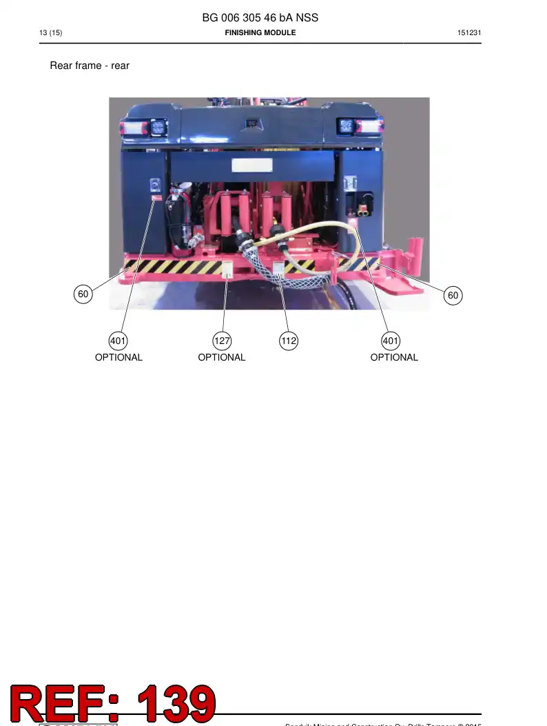 BG00235577a BG 002 355 77a Sign - Sandvik Technical Drawing