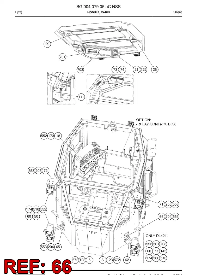 BG00236873b BG 002 368 73b SOPORTE, BOMBILLA - Sandvik Technical Drawing