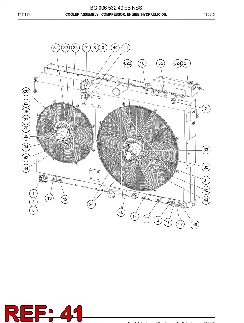 BG00237643a BG 002 376 43a Reducer, Tube End - Sandvik Technical Drawing