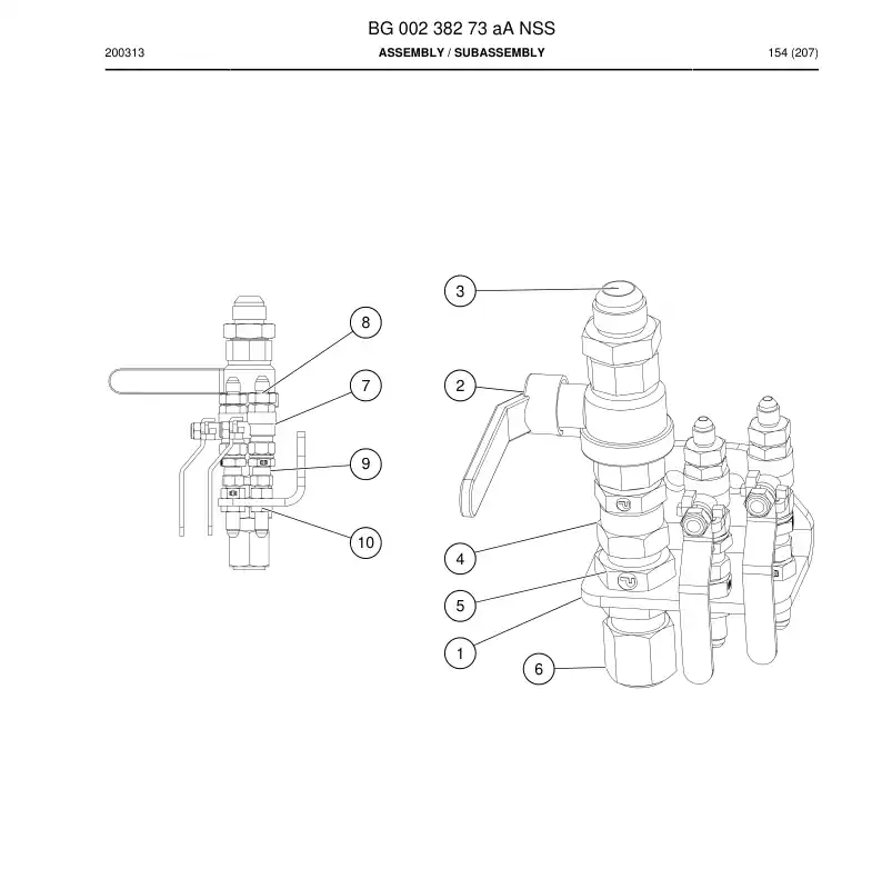 BG00238273a BG 002 382 73a ASSEMBLY - Sandvik Technical Drawing