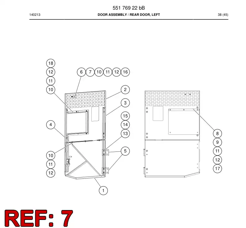 BG00238724a BG 002 387 24a Bracket - Sandvik Technical Drawing