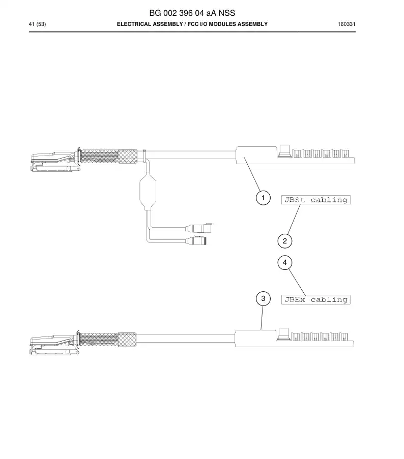 BG00239604a BG 002 396 04a Electrical Assembly - Sandvik Technical Drawing