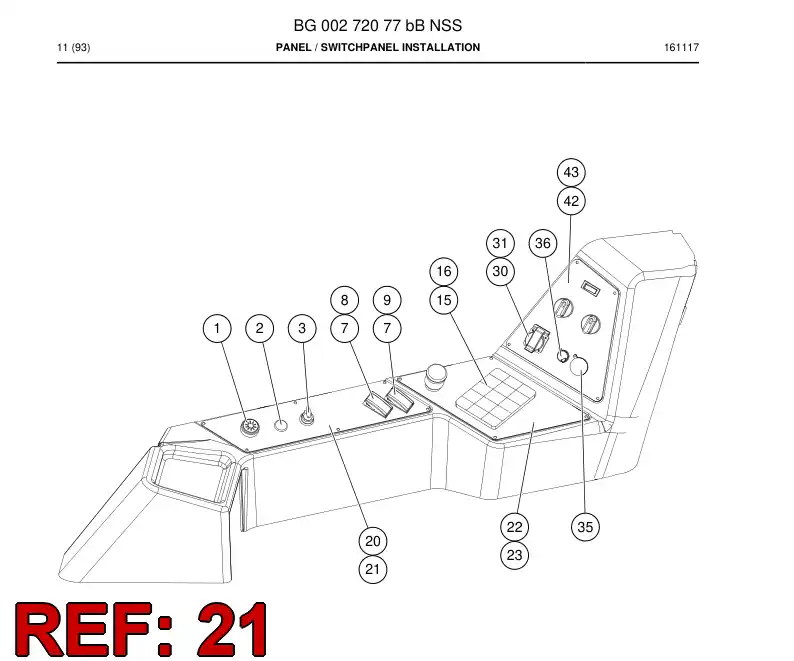 BG00242567a BG 002 425 67a Decal - Sandvik Technical Drawing