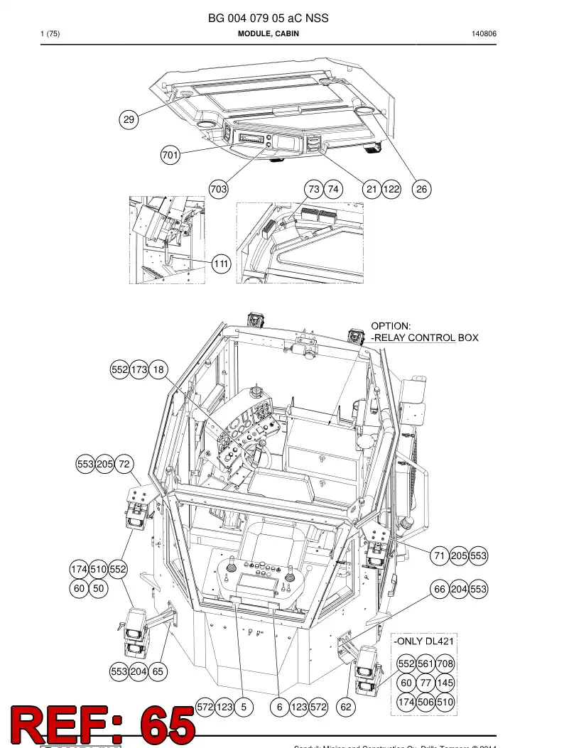 BG00243371b BG 002 433 71b SOPORTE, BOMBILLA - Sandvik Technical Drawing