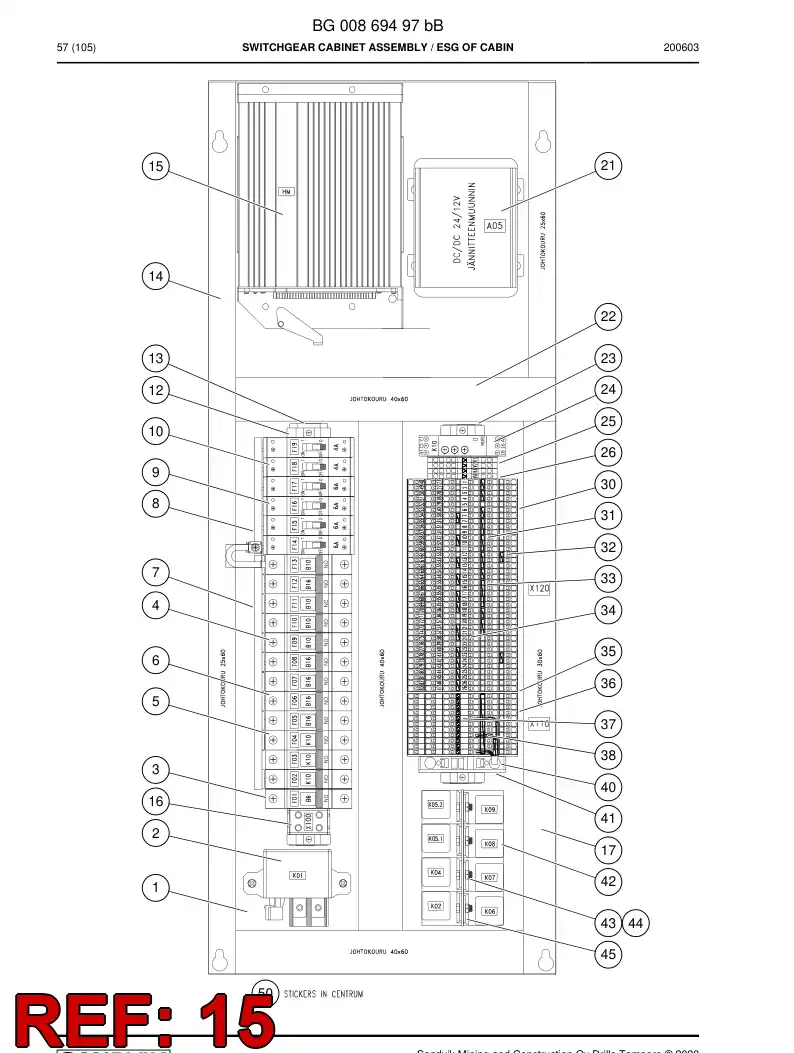 BG00245178a BG 002 451 78a Pre-Installed Device - Sandvik Technical Drawing