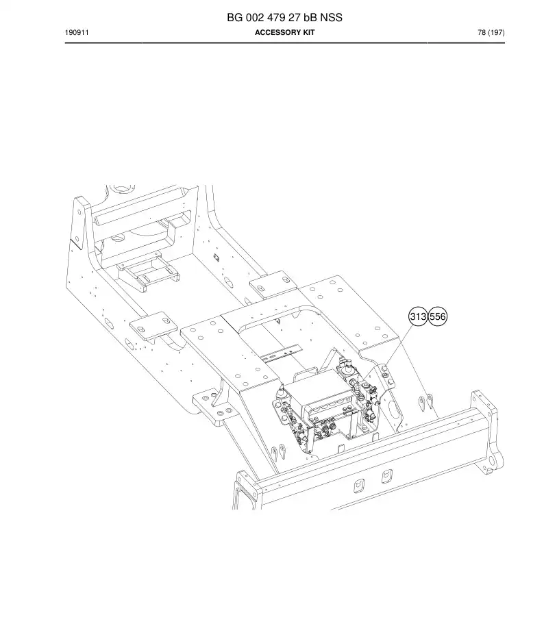 BG00247927b BG 002 479 27b Accessory Kit - Sandvik Technical Drawing