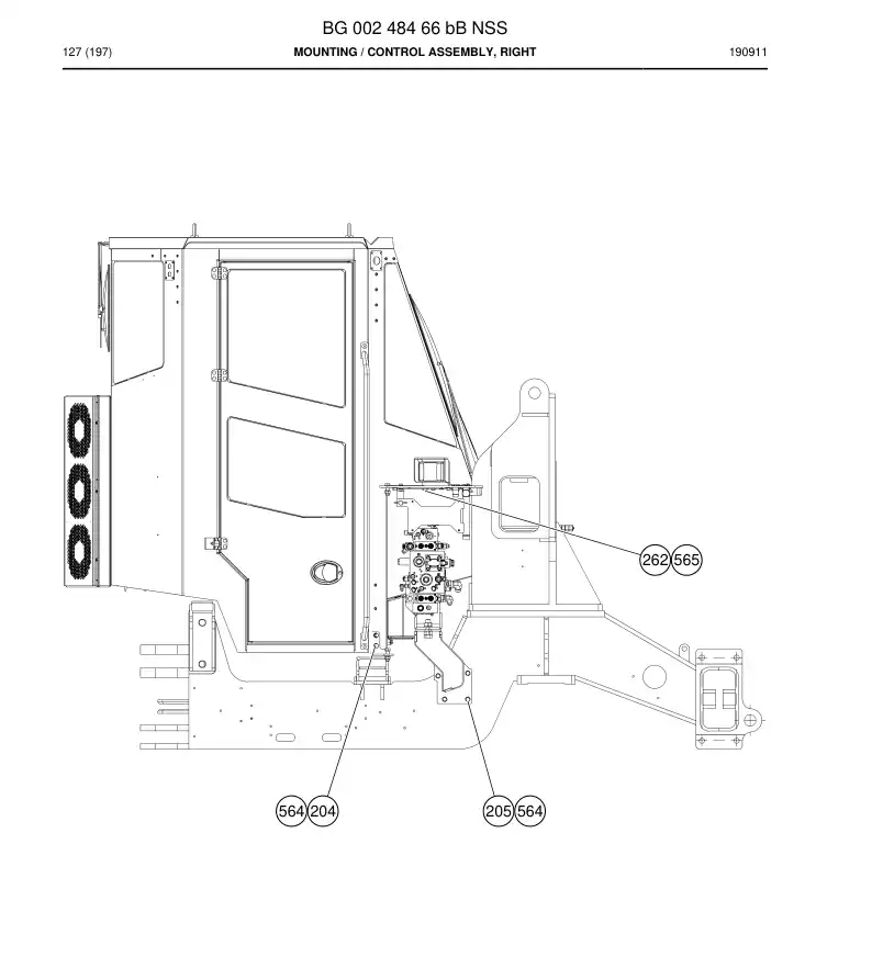BG00248466b BG 002 484 66b Mounting - Sandvik Technical Drawing
