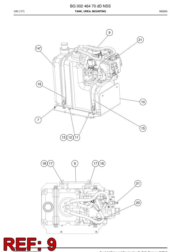 BG00248866b BG 002 488 66b Support - Sandvik Technical Drawing