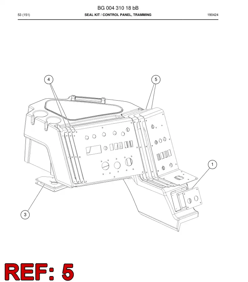 BG00254469a BG 002 544 69a Seal - Sandvik Technical Drawing
