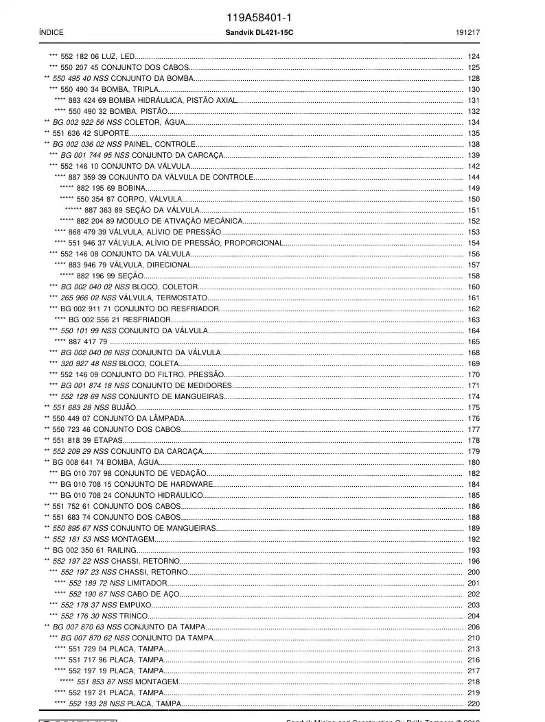 BG00255621c BG 002 556 21c RESFRIADOR - Sandvik Technical Drawing
