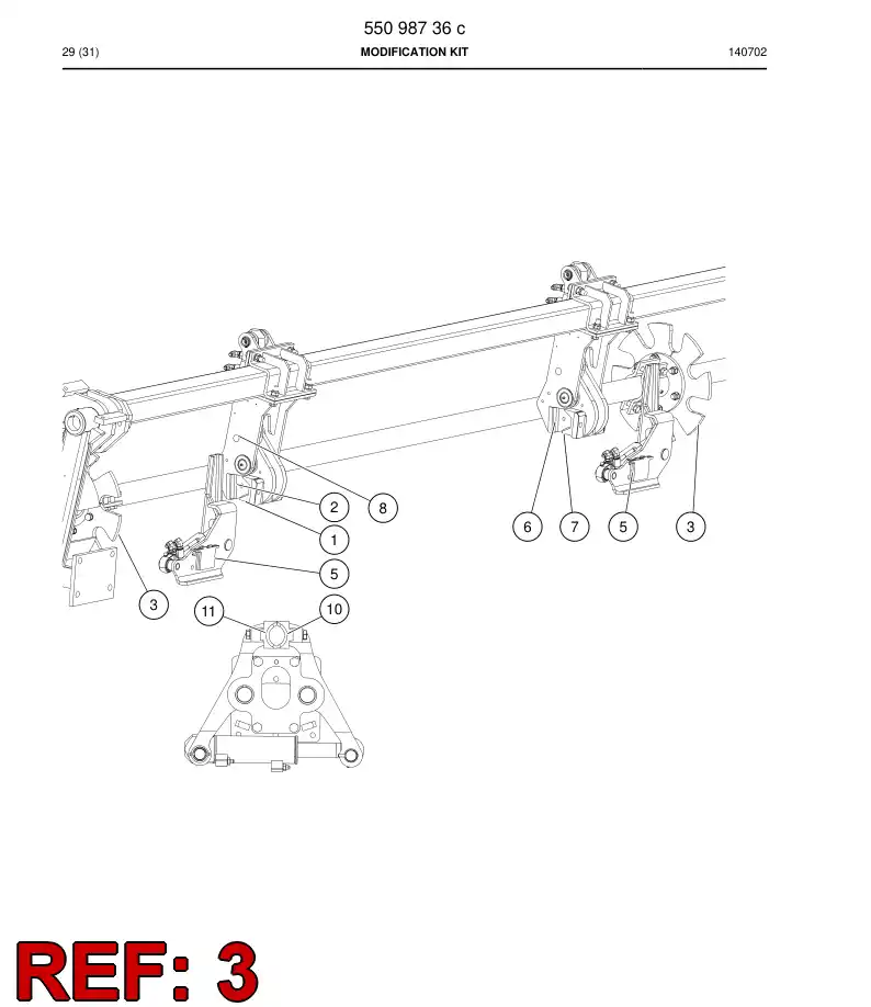 BG00255796a BG 002 557 96a Plate - Sandvik Technical Drawing