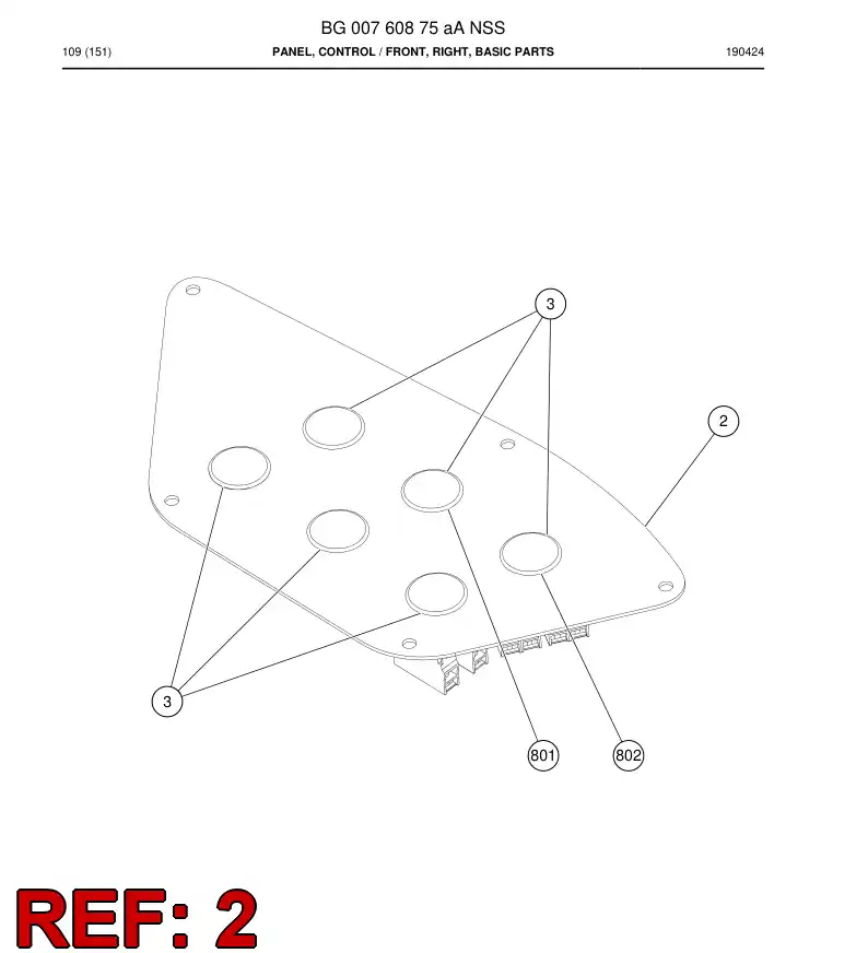 BG00256413b BG 002 564 13b Decal - Sandvik Technical Drawing