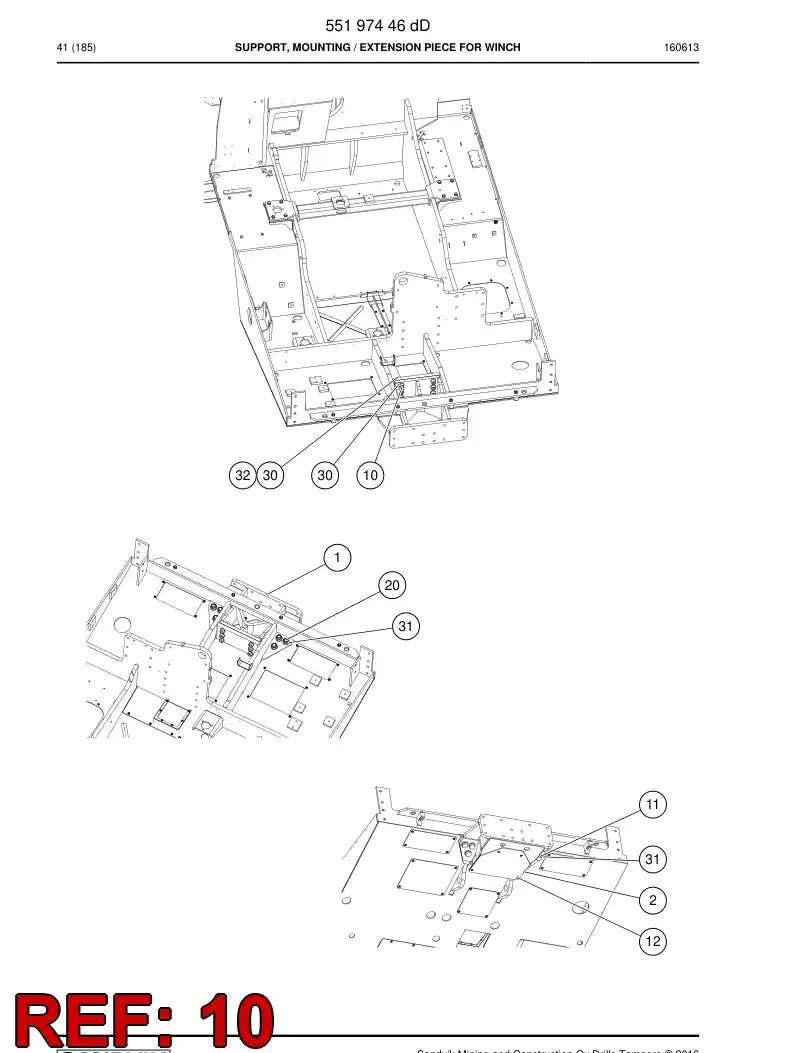 BG00258165a BG 002 581 65a Screw, Cap, Socket Head, Hexagon - Sandvik Technical Drawing