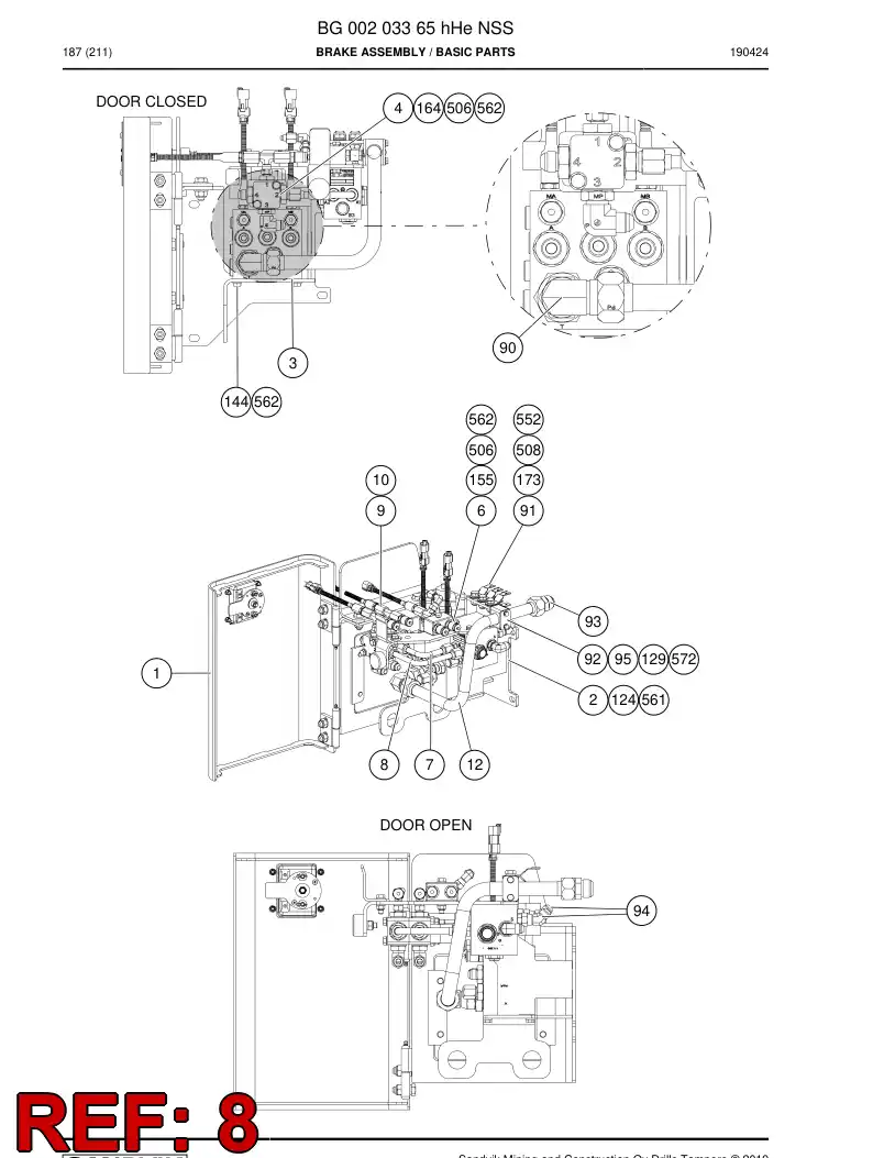 BG00260839a BG 002 608 39a Pipe - Sandvik Technical Drawing