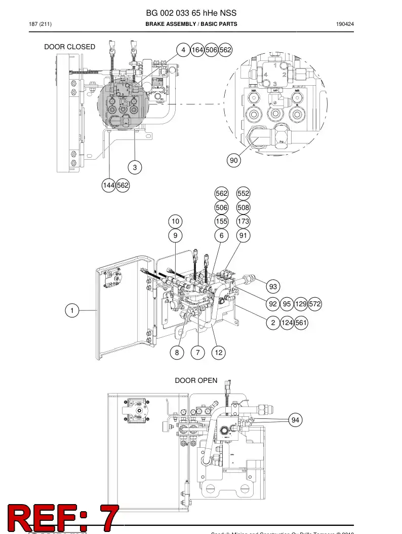 BG00260964a BG 002 609 64a Pipe - Sandvik Technical Drawing