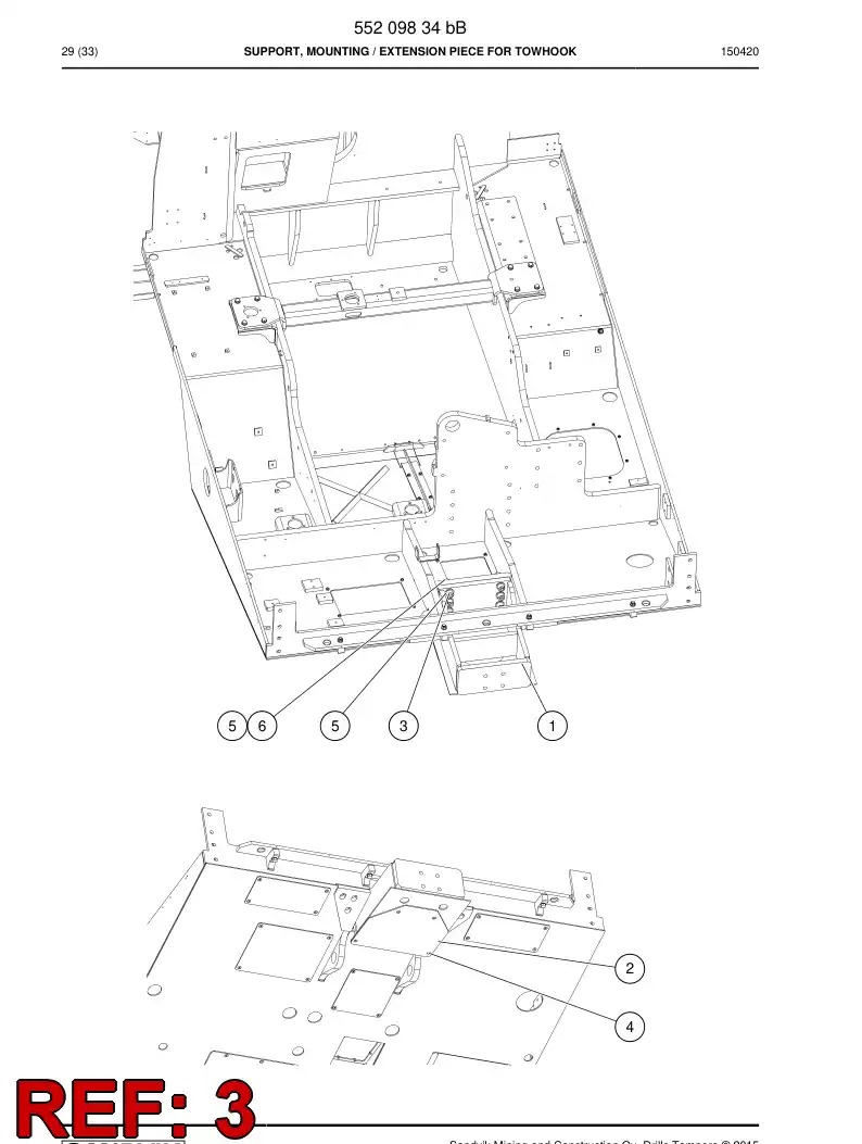 BG00261092a BG 002 610 92a Screw, Cap, Socket Head, Hexagon - Sandvik Technical Drawing