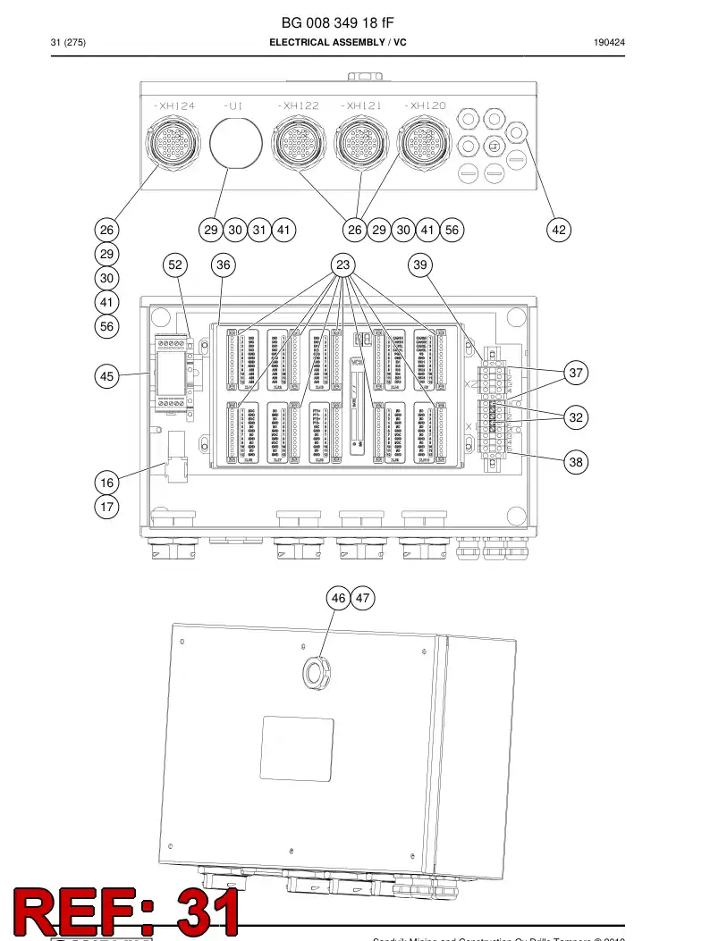 BG00264157a BG 002 641 57a Plug - Sandvik Technical Drawing