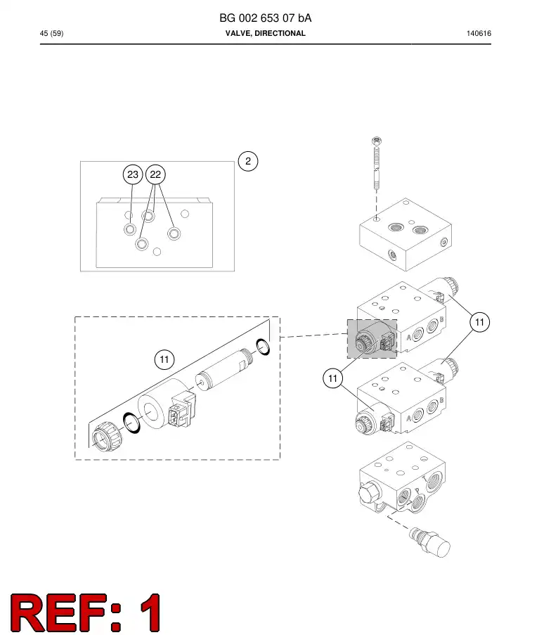 BG00267476a BG 002 674 76a Magnet - Sandvik Technical Drawing