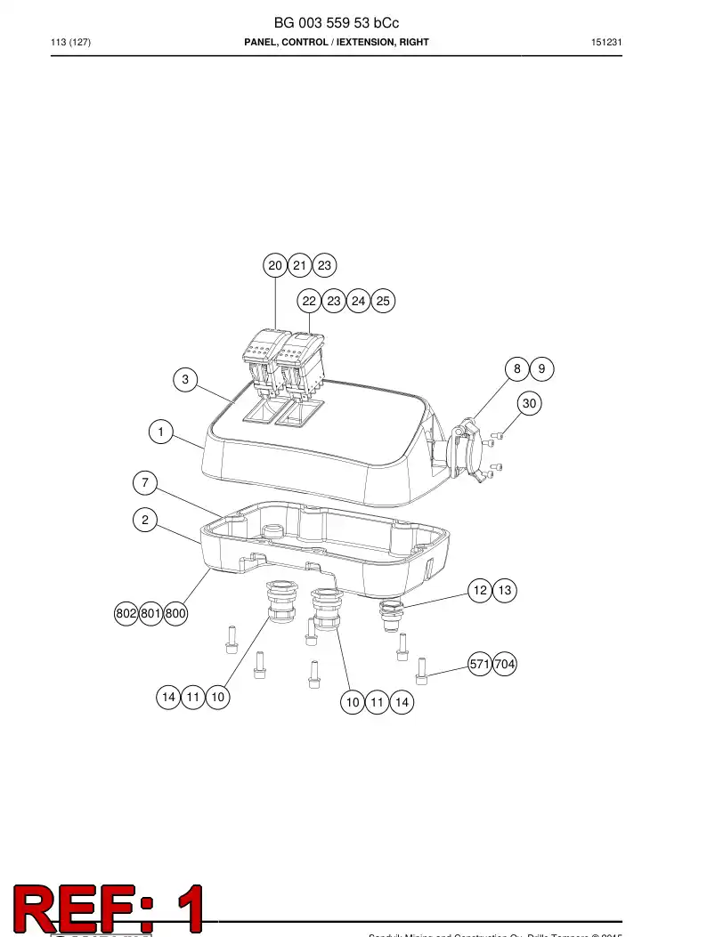 BG00270838c BG 002 708 38c Cover - Sandvik Technical Drawing