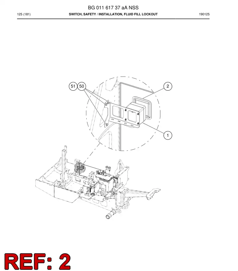 BG00271441b BG 002 714 41b Gasket - Sandvik Technical Drawing
