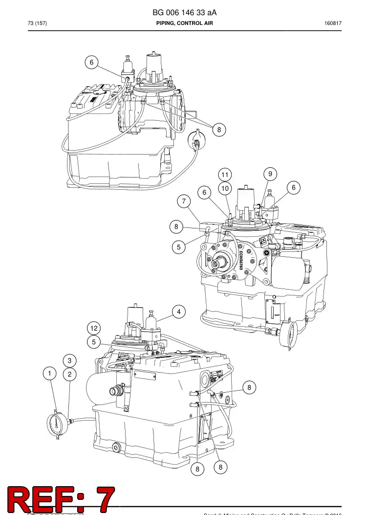 BG00271527a BG 002 715 27a Valve, Blow-Down - Sandvik Technical Drawing