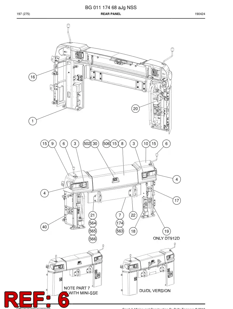 BG00274155a BG 002 741 55a Bar - Sandvik Technical Drawing