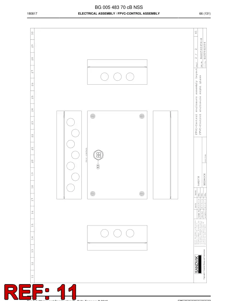 BG00277058a BG 002 770 58a Connector, Plug - Sandvik Technical Drawing