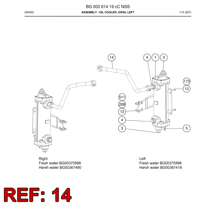 BG00277823b BG 002 778 23b Pipe, Return - Sandvik Technical Drawing