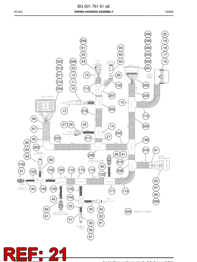 BG00283740a BG 002 837 40a Reducer - Sandvik Technical Drawing