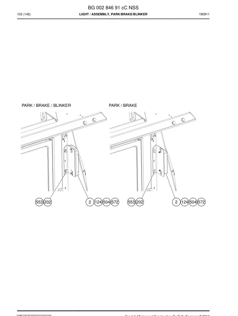 BG00284691c BG 002 846 91c Light - Sandvik Technical Drawing