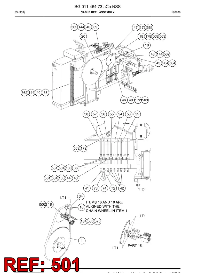 BG00284826k BG 002 848 26k Electrical Assembly - Sandvik Technical Drawing