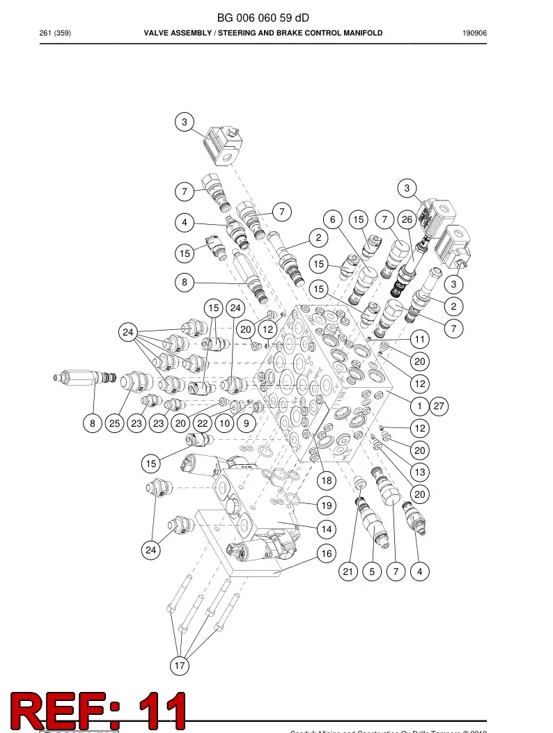 BG00285267a BG 002 852 67a Nozzle - Sandvik Technical Drawing