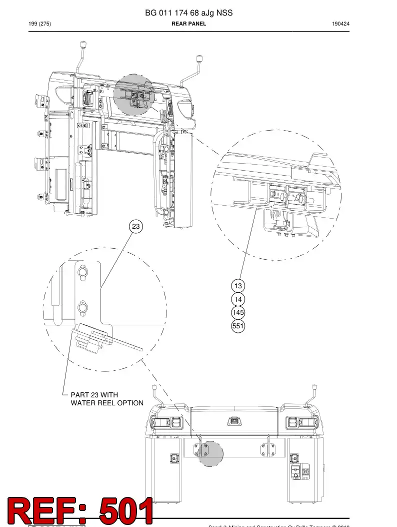 BG00291456g BG 002 914 56g Harness, Wiring - Sandvik Technical Drawing