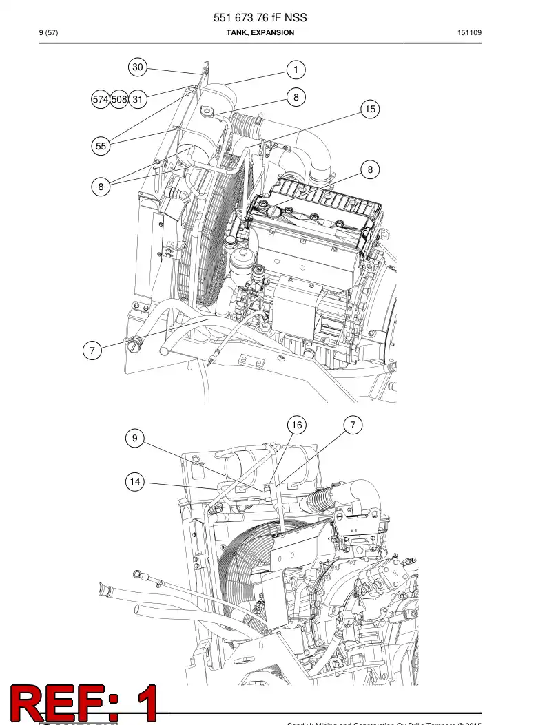 BG00294066b BG 002 940 66b Sight Glass - Sandvik Technical Drawing