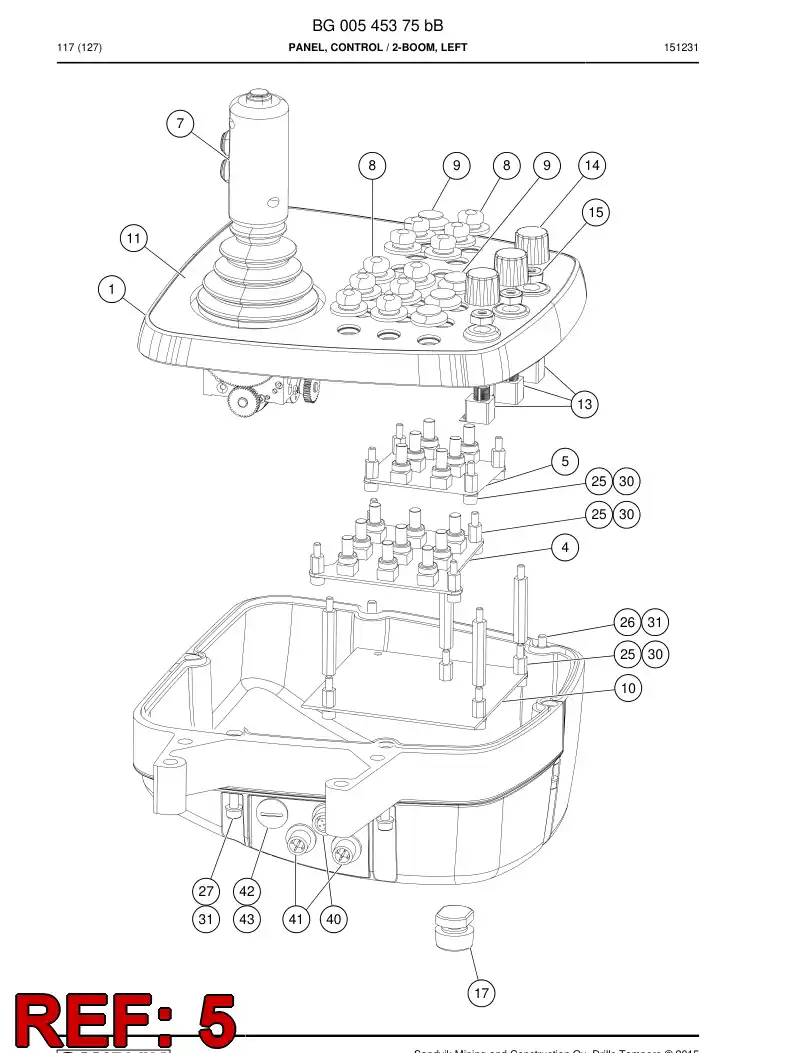 BG00294080a BG 002 940 80a Circuit Board - Sandvik Technical Drawing