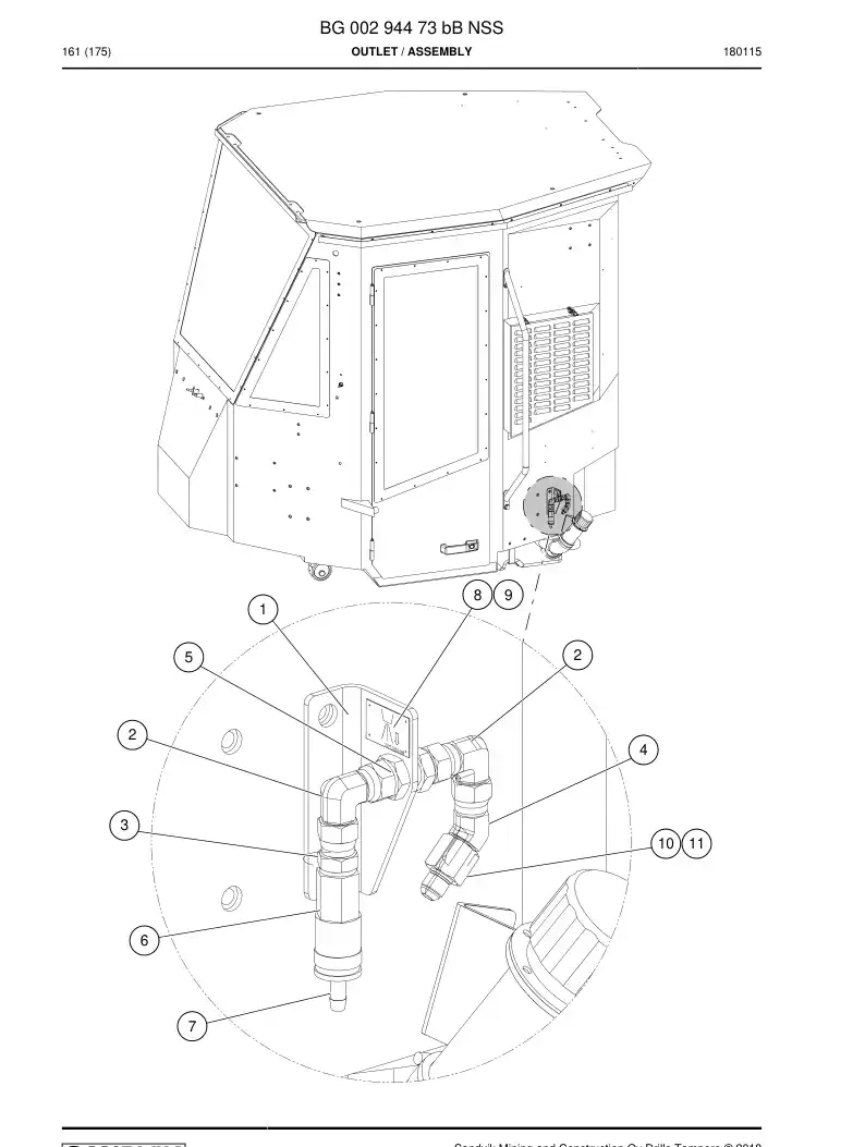 BG00294473a BG 002 944 73a Outlet - Sandvik Technical Drawing