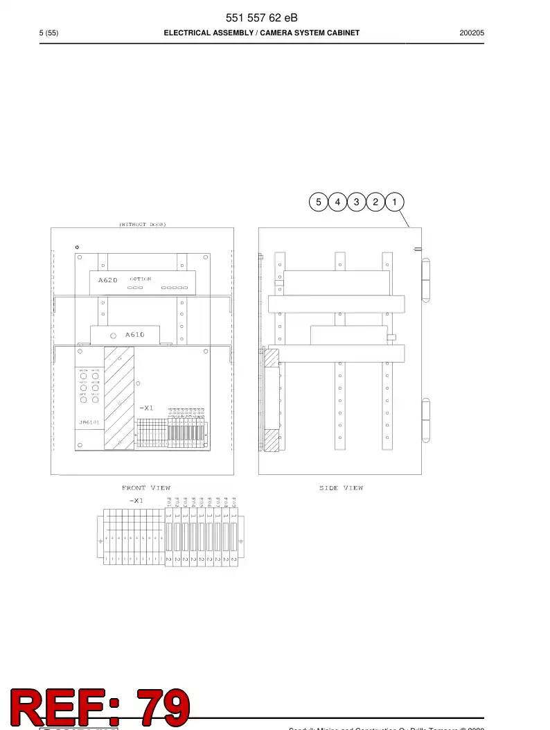 BG00294507a BG 002 945 07a Fuse - Sandvik Technical Drawing
