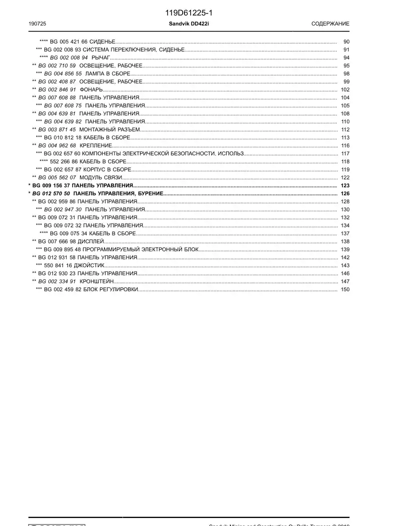 BG00295986c BG 002 959 86c PRING, CONTROL - Sandvik Technical Drawing