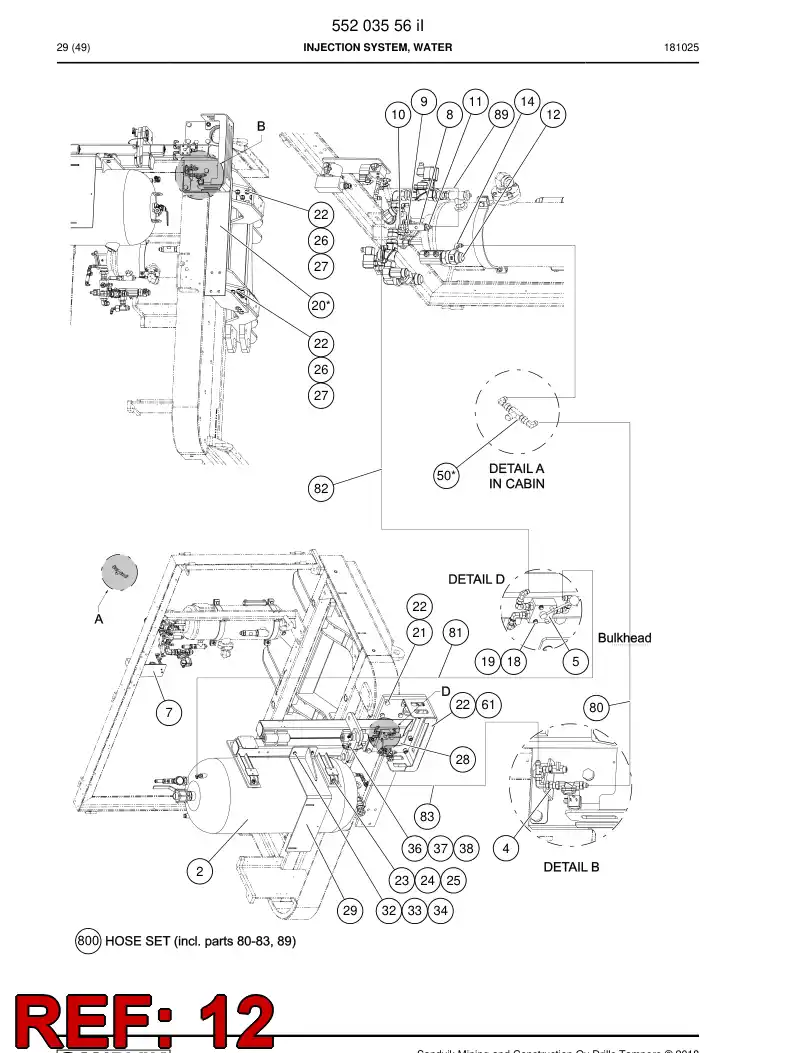 BG00306830a BG 003 068 30a Adapter - Sandvik Technical Drawing