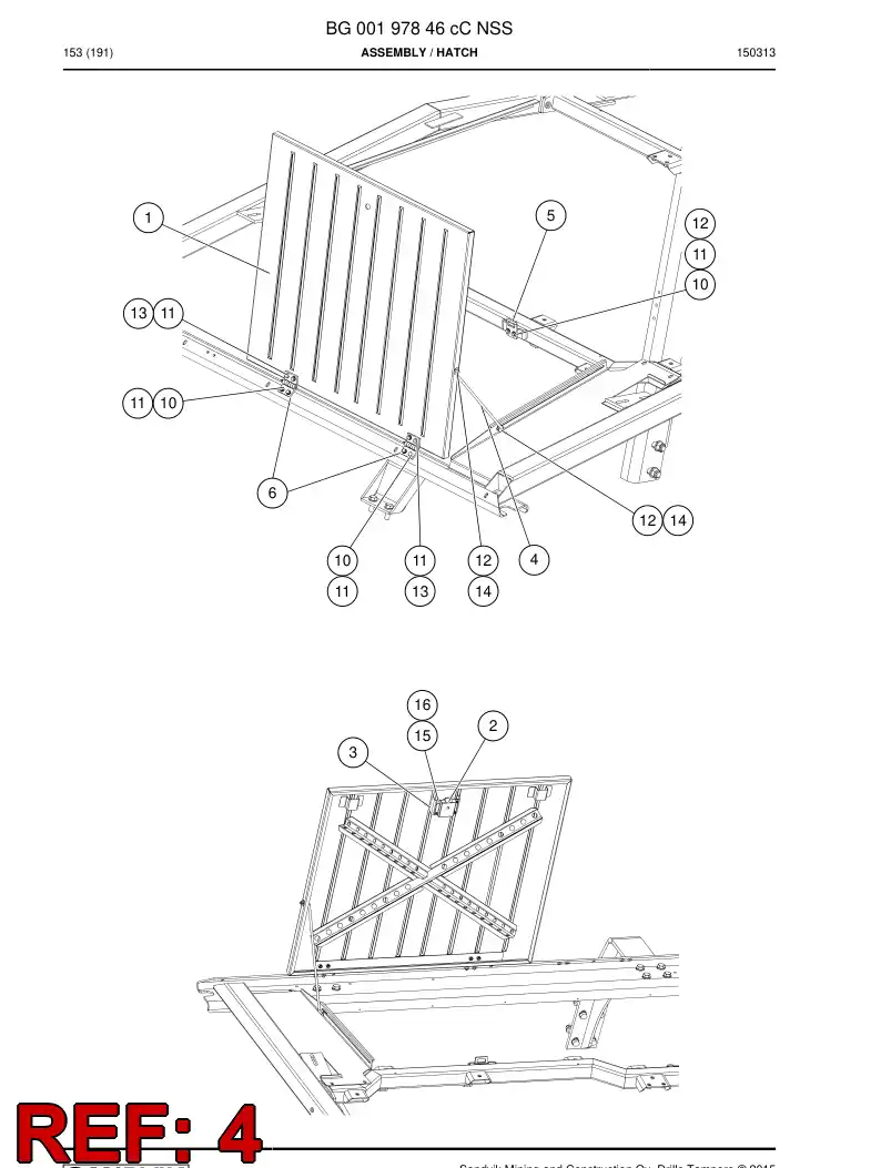 BG00311776a BG 003 117 76a Hook - Sandvik Technical Drawing