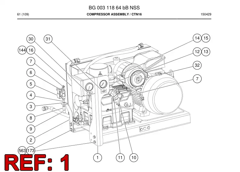 BG00311884a BG 003 118 84a Bracket - Sandvik Technical Drawing