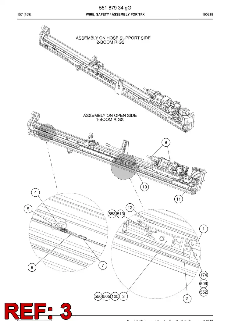 BG00312237a BG 003 122 37a Button, Emergency Stop - Sandvik Technical Drawing