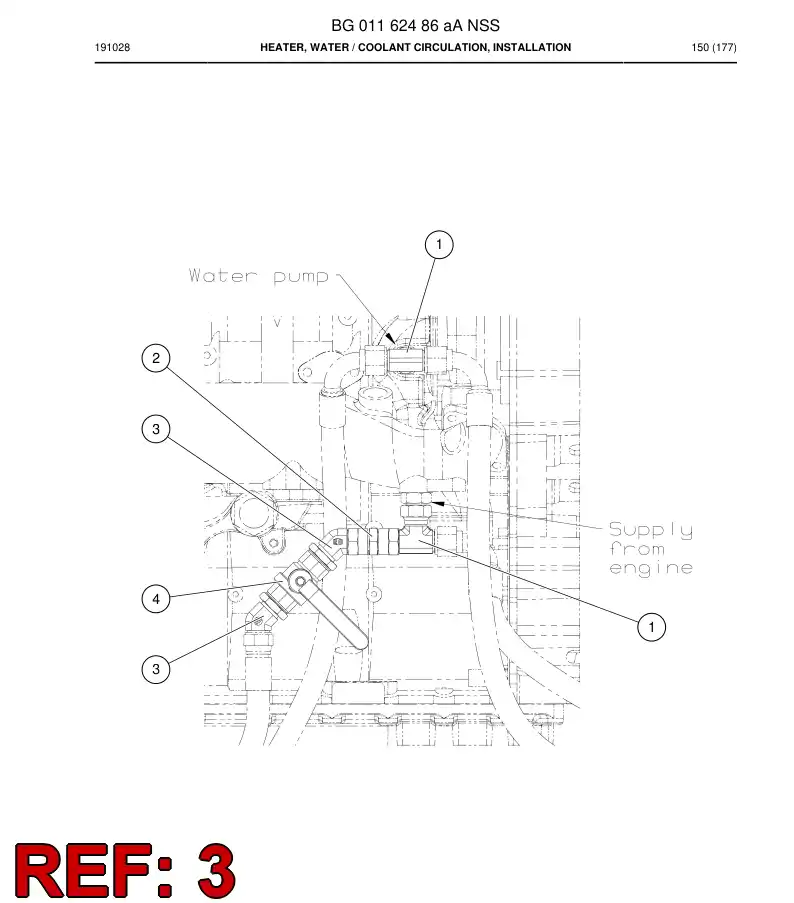 BG00319055a BG 003 190 55a Elbow - Sandvik Technical Drawing